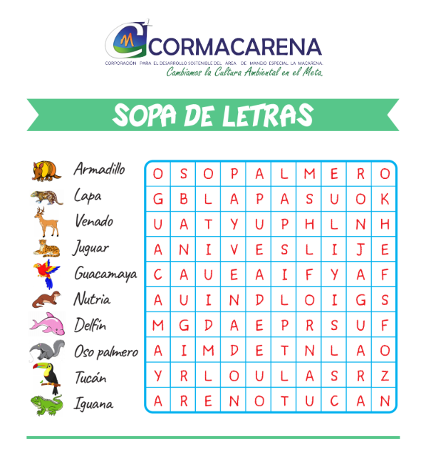 sopa de letras