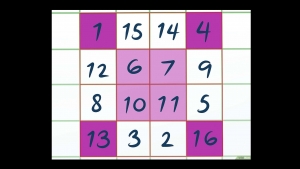 Activity 4. Magic square. September 3rd. English V