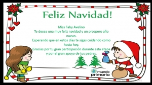 jueves 17 de Diciembre, 1° primaria