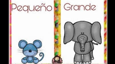 objetos grandes y pequeños