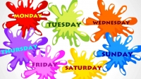 Actividad 3: Days of the week, miércoles 26 de agosto, 2° primaria