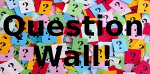 Friday, October 16th: Question wall. 1° primaria